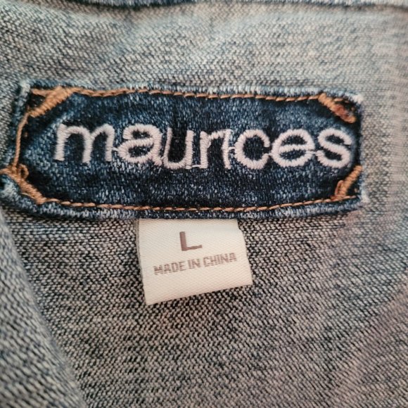 Maurices size large Jean jacket - Picture 2 of 2